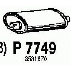 P7749 FENNO Глушитель выхлопных газов конечный