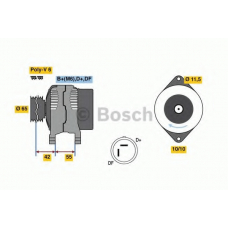 0 986 081 200 BOSCH Генератор