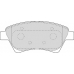 FD6958A NECTO Комплект тормозных колодок, дисковый тормоз
