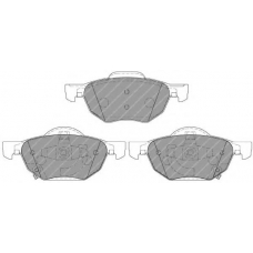FSL1704 FERODO Комплект тормозных колодок, дисковый тормоз