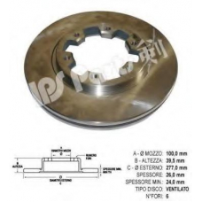 IBT-1144 IPS Parts Тормозной диск