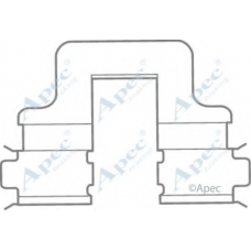 KIT1007 APEC Комплектующие, тормозные колодки