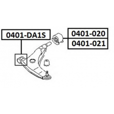 0401-DA1S ASVA Подвеска, рычаг независимой подвески колеса