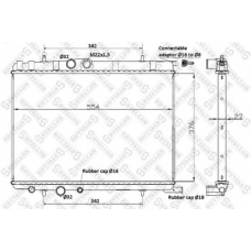 10-25123-SX STELLOX Радиатор, охлаждение двигателя