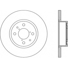 BDR1148.10 OPEN PARTS Тормозной диск