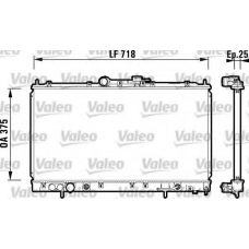 734129 VALEO Радиатор, охлаждение двигателя