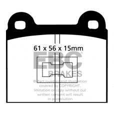 DP174 EBC Brakes Колодки тормозные