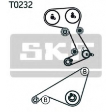 VKMA 06408 SKF Комплект ремня грм