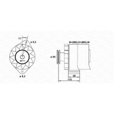 943356257010 MAGNETI MARELLI Генератор