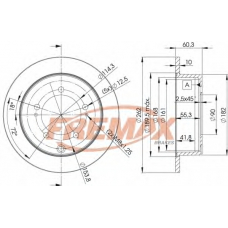 BD-8326 FREMAX Тормозной диск