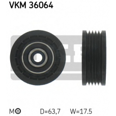 VKM 36064 SKF Натяжной ролик, поликлиновой  ремень