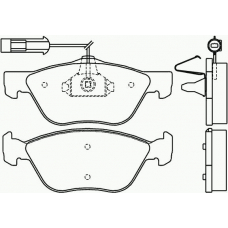 MDB1735 MINTEX Комплект тормозных колодок, дисковый тормоз