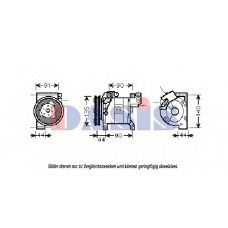 851827N AKS DASIS Компрессор, кондиционер