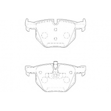 WBP23550A WAGNER LOCKHEED Комплект тормозных колодок, дисковый тормоз