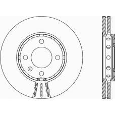 BDR1905.20 OPEN PARTS Тормозной диск