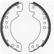 BS540 QUINTON HAZELL Комплект тормозных колодок
