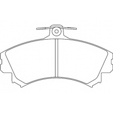 WBP21796A WAGNER LOCKHEED Комплект тормозных колодок, дисковый тормоз