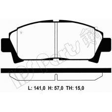 IBD-1263 IPS Parts Комплект тормозных колодок, дисковый тормоз