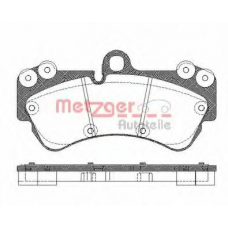 0994.00 METZGER Комплект тормозных колодок, дисковый тормоз