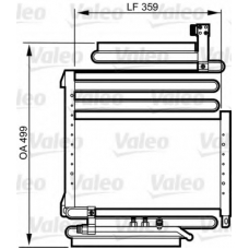 814296 VALEO Конденсатор, кондиционер