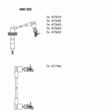 600/123 BREMI Комплект проводов зажигания