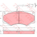 GDB1248 TRW Комплект тормозных колодок, дисковый тормоз