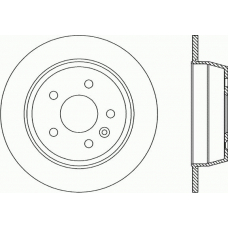 BDR1705.10 OPEN PARTS Тормозной диск