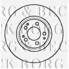 BBD5054 BORG & BECK Тормозной диск