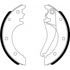 8DB 355 022-081 HELLA PAGID Комплект тормозных колодок