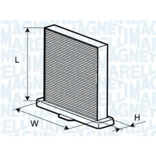 350203062750 MAGNETI MARELLI Фильтр, воздух во внутренном пространстве