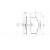 0 986 491 700 BOSCH Комплект тормозных колодок, дисковый тормоз