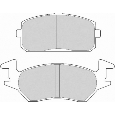 FD6721A NECTO Комплект тормозных колодок, дисковый тормоз