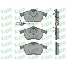 05P1238 LPR Комплект тормозных колодок, дисковый тормоз