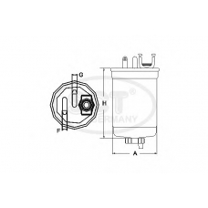 ST 6070 SCT Топливный фильтр