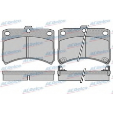 AC0581035D AC Delco Комплект тормозных колодок, дисковый тормоз