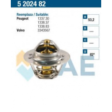 5202482 FAE Термостат, охлаждающая жидкость