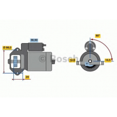 0 986 023 610 BOSCH Стартер