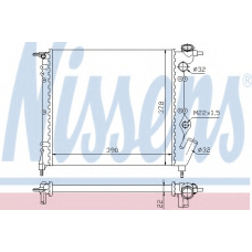 63929 NISSENS Радиатор, охлаждение двигателя