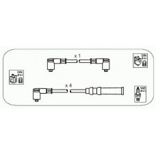 SBS10 JANMOR Комплект проводов зажигания