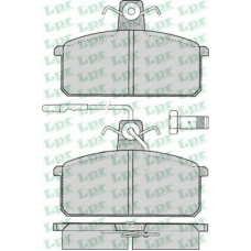 05P100 LPR Комплект тормозных колодок, дисковый тормоз