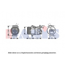 852607N AKS DASIS Компрессор, кондиционер