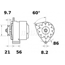 MG 124 MAHLE Генератор