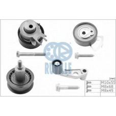 5545651 RUVILLE Комплект роликов, зубчатый ремень