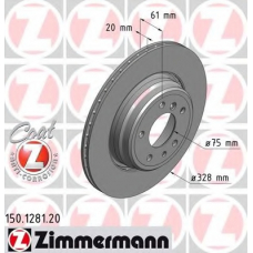 150.1281.20 ZIMMERMANN Тормозной диск