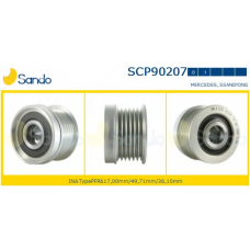 SCP90207.1 SANDO Ременный шкив, генератор