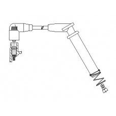 6A84/42 BREMI Провод зажигания