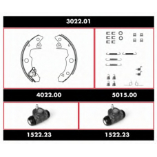 SPK 3022.01 ROADHOUSE Комплект тормозов, барабанный тормозной механизм