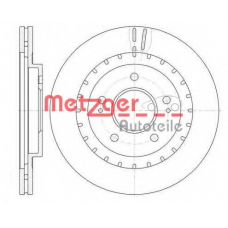 61137.10 METZGER Тормозной диск