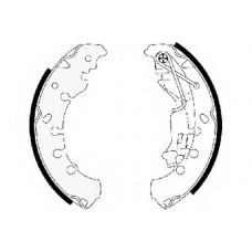 H9855 PAGID Комплект тормозных колодок