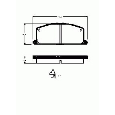 167.04 REMSA 167 04_=fo440481=d2023-01=178 004-sx !колодки дисковые п.\ toyota camry 82-88/carina 1.6-2.0d [98